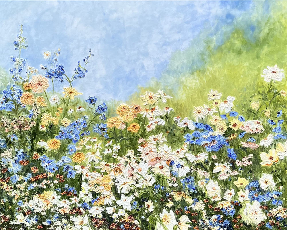 Weaving a Line of Vertical Sweetness-W